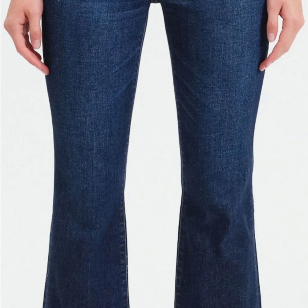Blue Flare Wide Leg Jeans Versatile Style